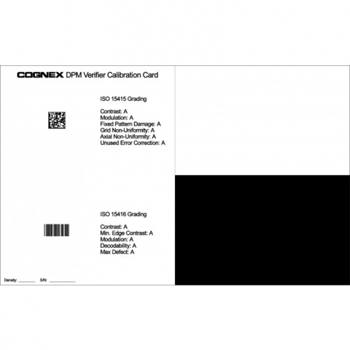 Cognex DPMV-CALCARD Verifier Barcode Calibration Card