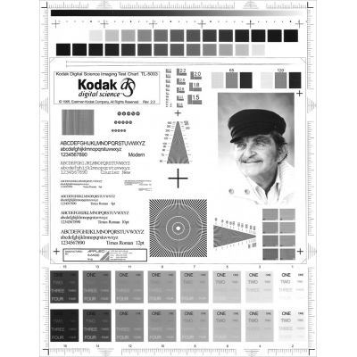 Eastman Kodak Copier/Scanner Digital Test Target (QA-60)