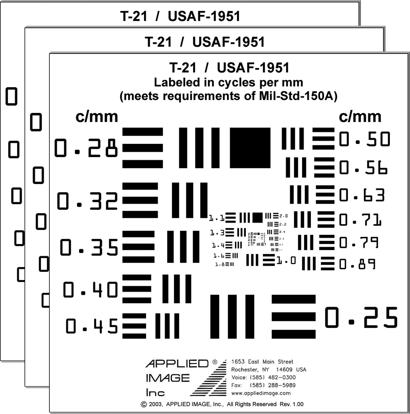 Usaf 1951 Test Chart