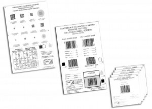Barcode Verifier Calibration Test Cards